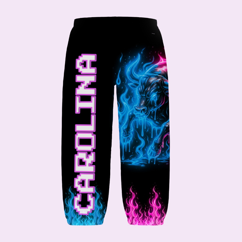 Carolina Raging Bulls Neon Joggers - Image 2