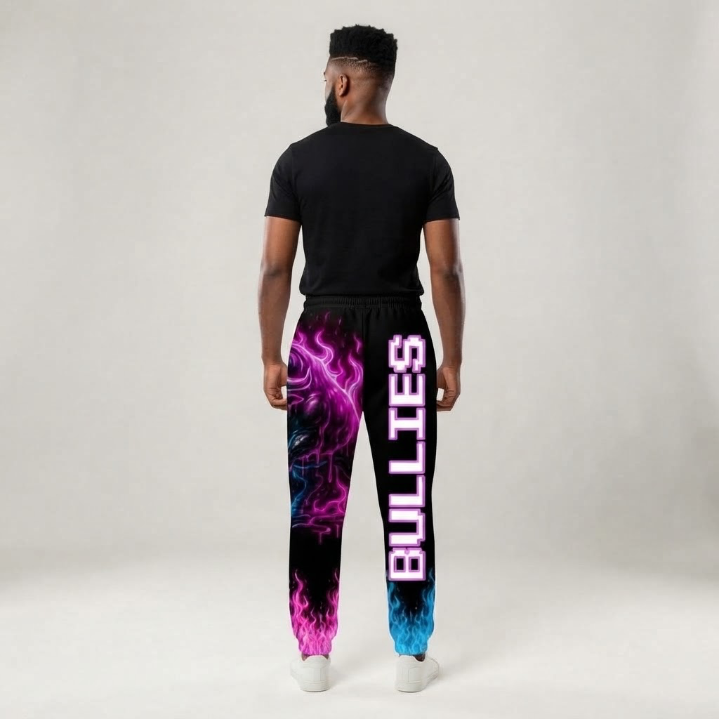 Carolina Raging Bulls Neon Joggers - Image 4