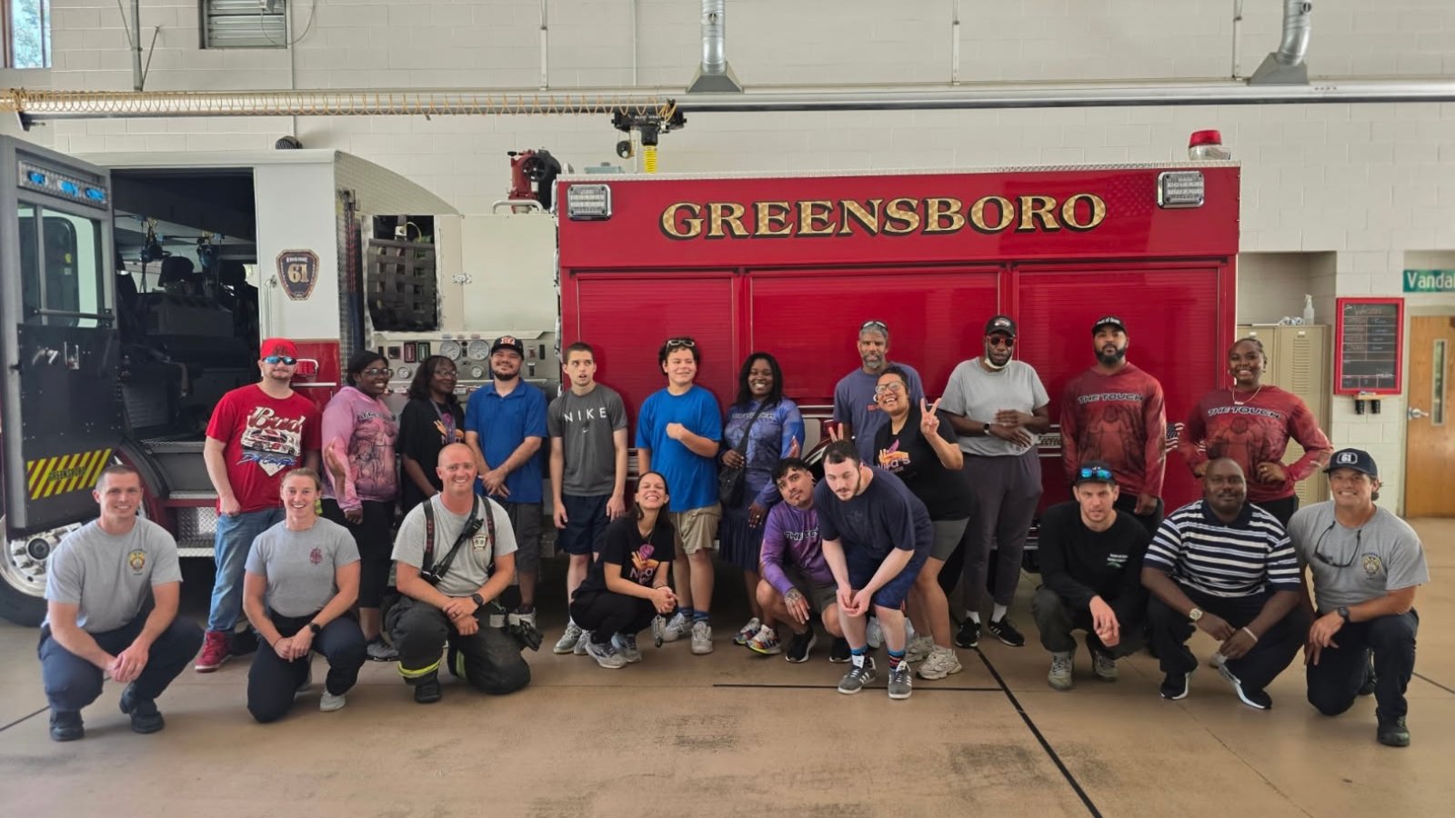 Firefighter visit